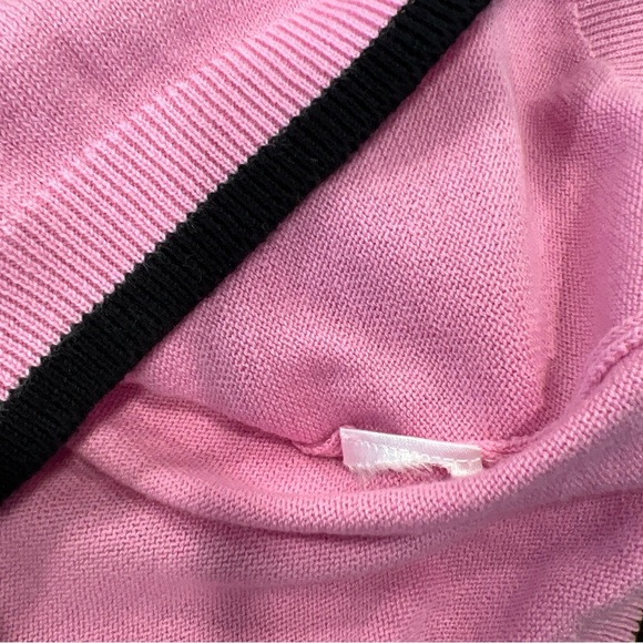 Wispr Aubrey Silk-Blend Cream Multicolor Pullover Sweater Women's Large abstract - Picture 6 of 9